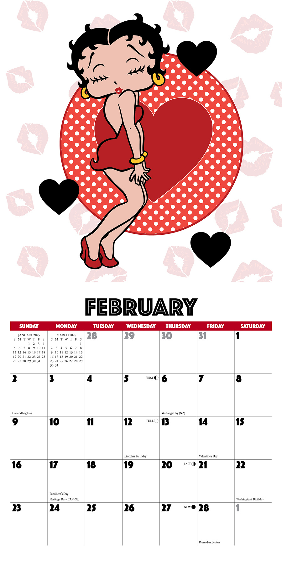 Betty Boop Kalender 2025 Mini Kopen? Bestel eenvoudig en snel Online