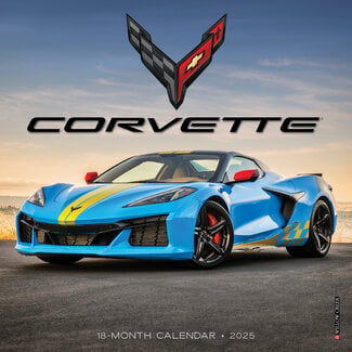 Willow Creek Calendario Corvette 2025 Mini