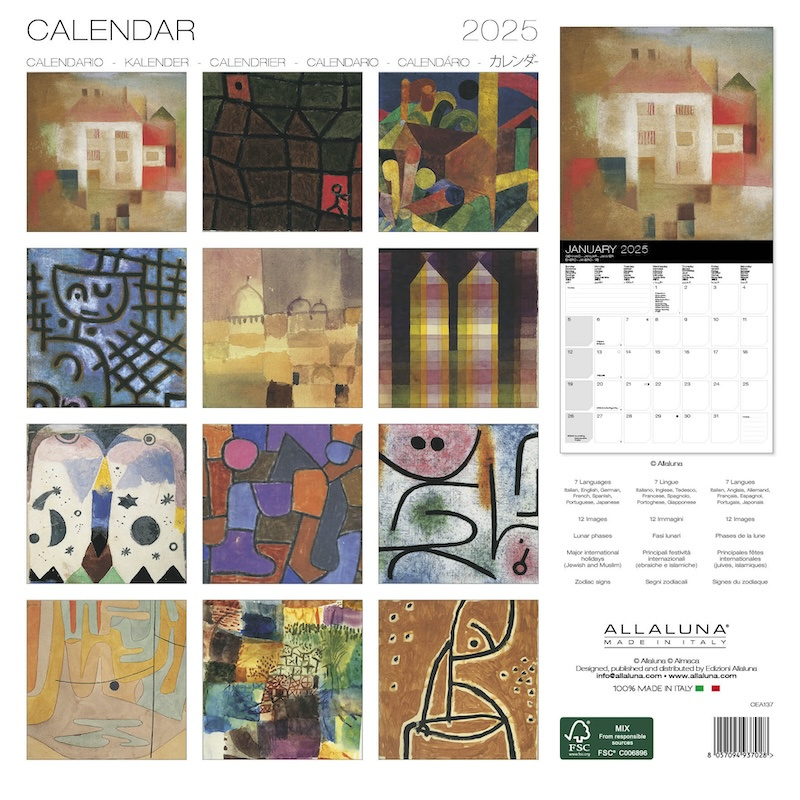 Buying Paul Klee Calendar 2025? Order online quickly and easily