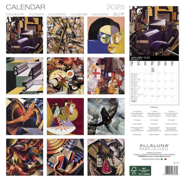 Buying Futurismo Calendar 2025? Order online quickly and easily