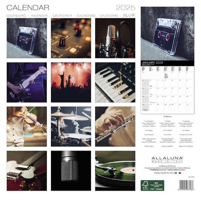 Acheter le calendrier musical 2025 ? Commandez en ligne rapidement et
