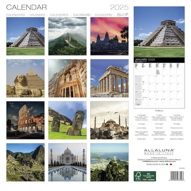 Buying World Wonders Calendar 2025? Order online quickly and easily