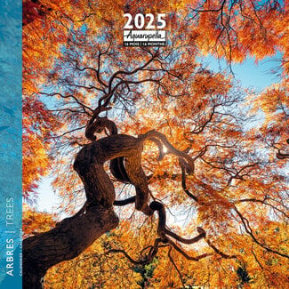 Aquarupella Arbres - Bäume Kalender 2025