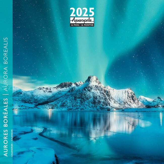 Aquarupella Northern Lights Calendar 2025