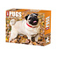 Calendario desplegable Pug 2025 En caja