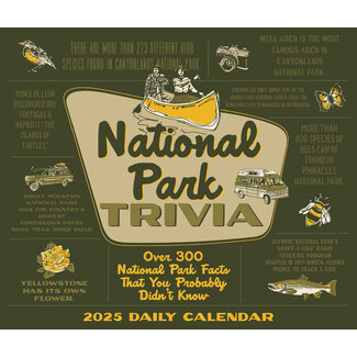 Willow Creek Parc national (Trivia) Calendrier à déchirer 2025 Boxed