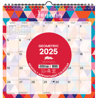 Willow Creek Geometric Spiraal Kalender 2025