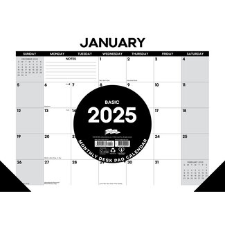 Willow Creek Blocco da tavolo Basic - Calendario da tavolo 2025 stretto