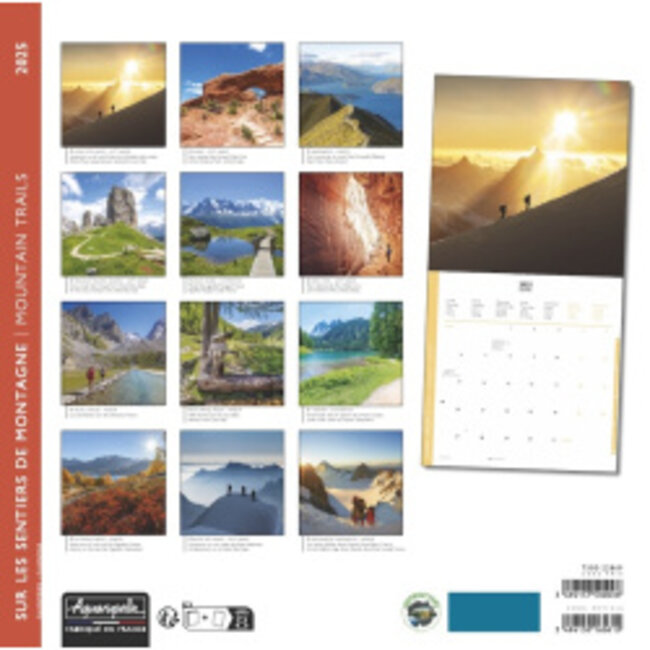 Calendario dei sentieri di montagna 2025 Acquista e ordina facilmente