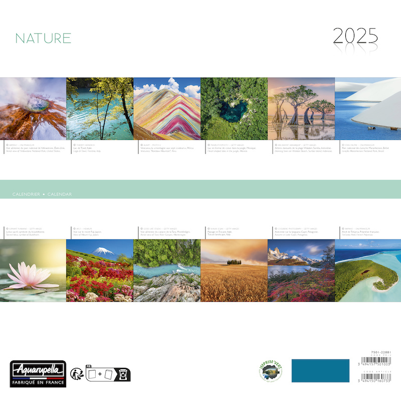 Nature Kalender 2025 Kopen? Bestel eenvoudig Online - Kalenderwinkel.nl