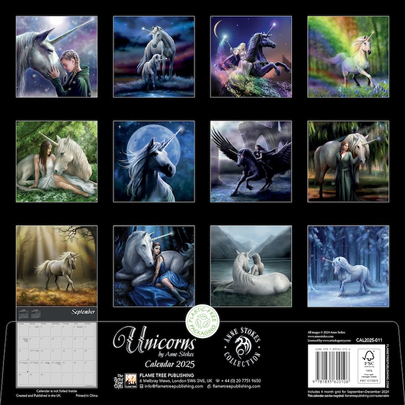 Anne Stokes Kalender 2025 Einhorn Kaufen | einfach online bestellen