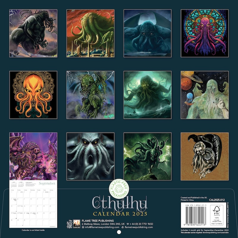 Buying Cthulhu Calendar 2025? Quick and easy online Kalenderwinkel.nl