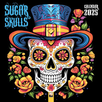 Flame Tree Calendario Sugar Skulls 2025