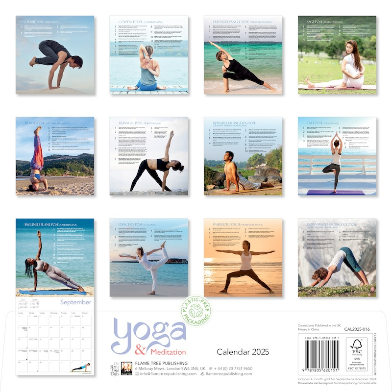 Buying Yoga and Meditation Calendar 2025 simply order online
