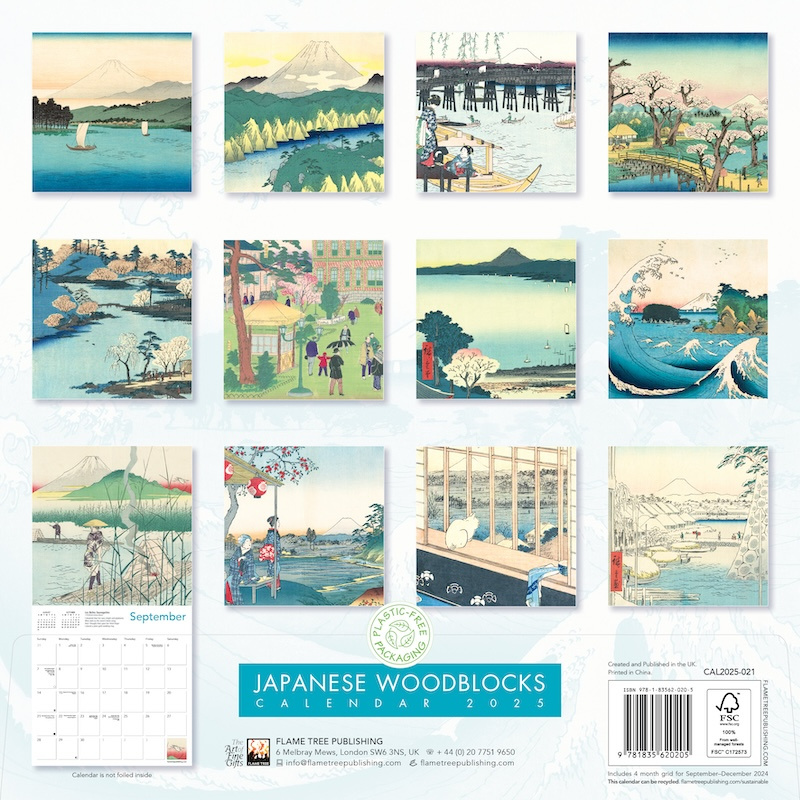 Buying Japanese Woodblocks Calendar 2025? Quick and easy online