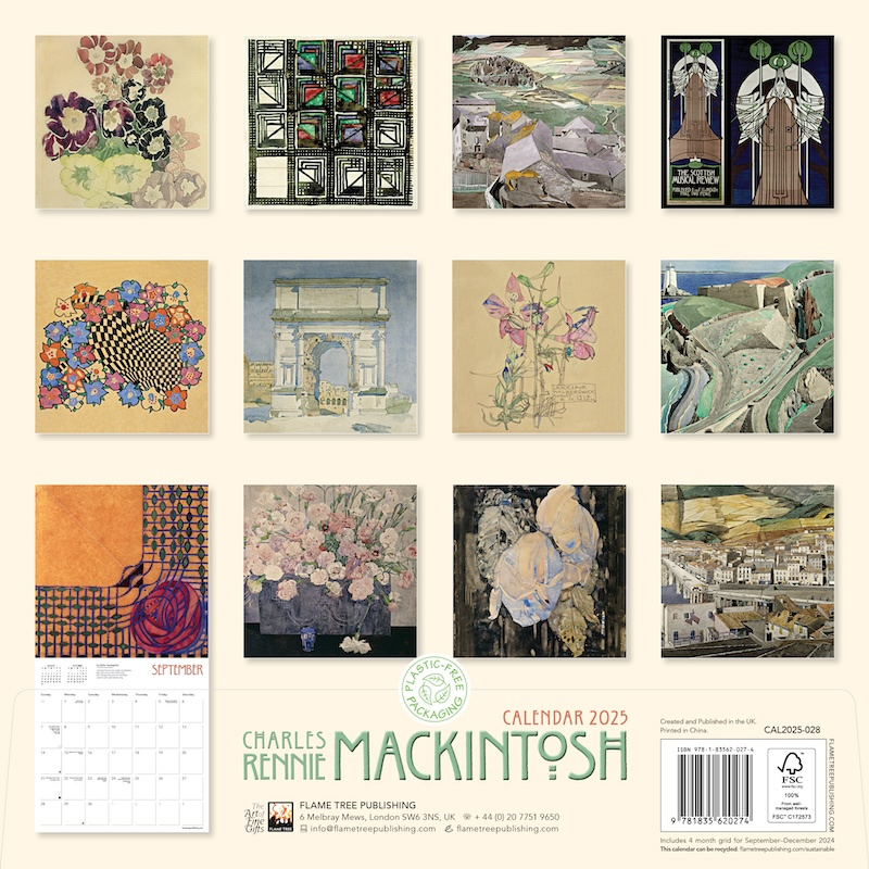 Buying Charles Rennie Mackintosh Calendar 2025? Quick and easy online