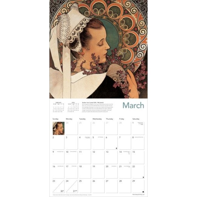 Alphonse Mucha Kalender 2025 Kopen? Eenvoudig en snel online