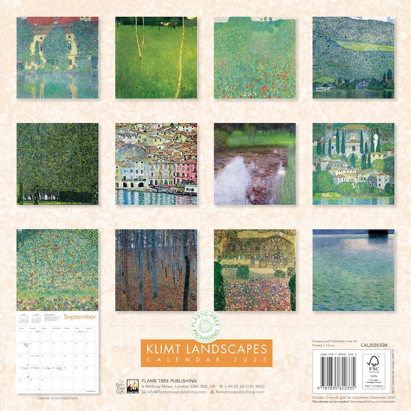 Comprar Calendario Klimt Paisajes 2025? Rápido y fácil online Kalenderwinkel.nl