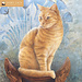 Flame Tree Elfenbeinkatzen Kalender 2025