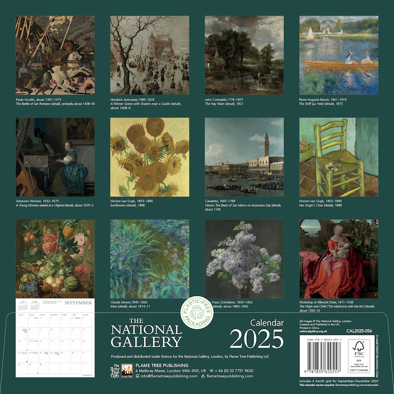 Buying National Gallery Calendar 2025? Ordered easily and quickly