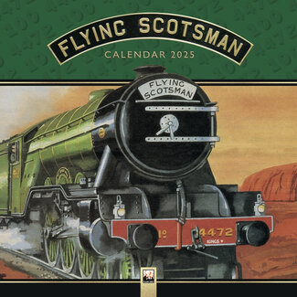 Flame Tree Calendario Flying Scotsman 2025