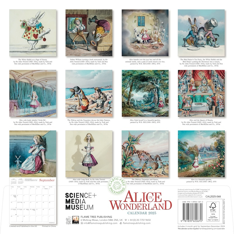 Buying Alice in Wonderland Calendar 2025? Simply order online ...