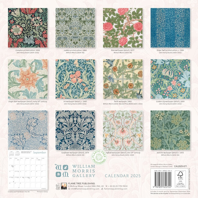 Buying William Morris Calendar 2025? Easily and quickly ordered online