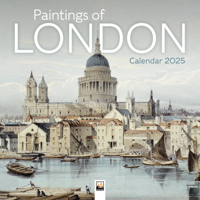 Flame Tree Paintings Of London Calendar 2025