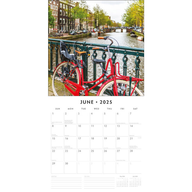 Amsterdam Kalender 2025 Kopen? Eenvoudig en snel online Kalenderwinkel.nl