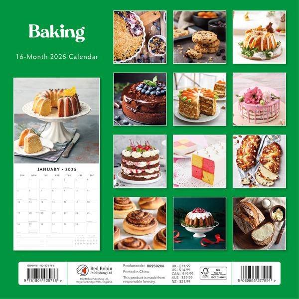 Buying Baking Calendar 2025? Quick and easy online Kalenderwinkel.nl
