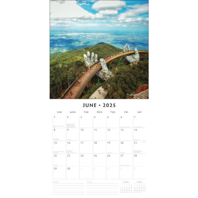 Buying Bridges of the World Calendar 2025? Quick and easy online