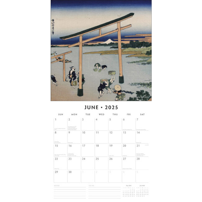 Buying Hokusai Calendar 2025? Quick and easy online Kalenderwinkel.nl