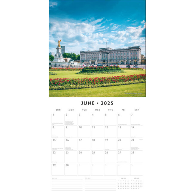 Buying Landmarks of Britain Calendar 2025? Quick and easy online