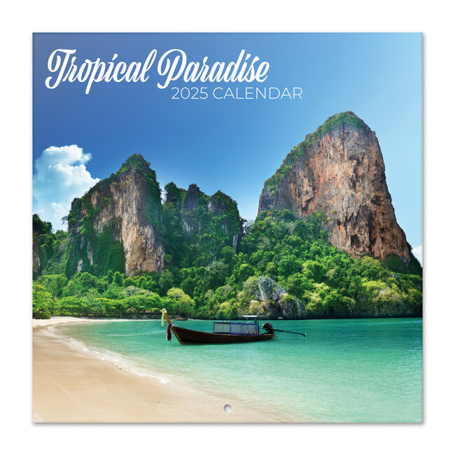 Tropical Paradise Calendar 2025