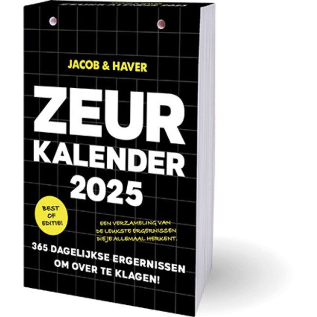 Calendario Zeur Scheurk 2025