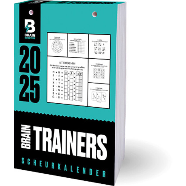 Braintrainer tear-off calendar 2025