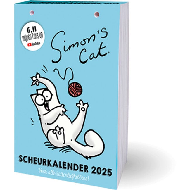 Simon's Cat tear-off calendar 2025