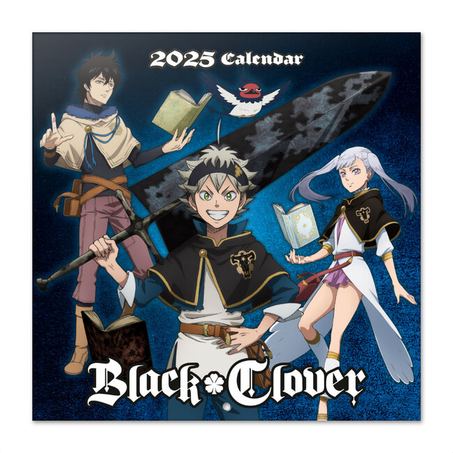 Black Clover Calendar 2025