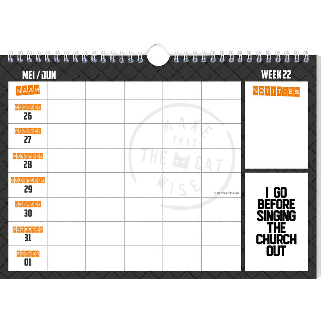 Make that the Cat Wise Famileplanner 2025 Kopen? Bestel eenvoudig