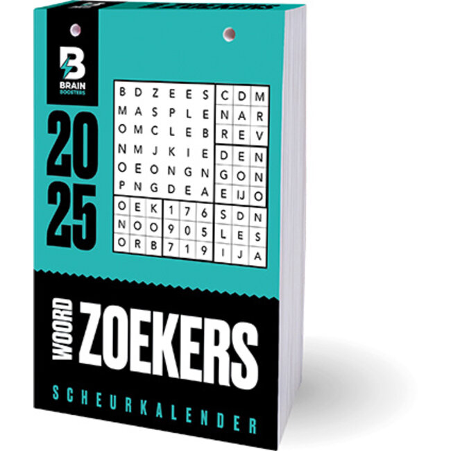 Word searches tear-off calendar 2025