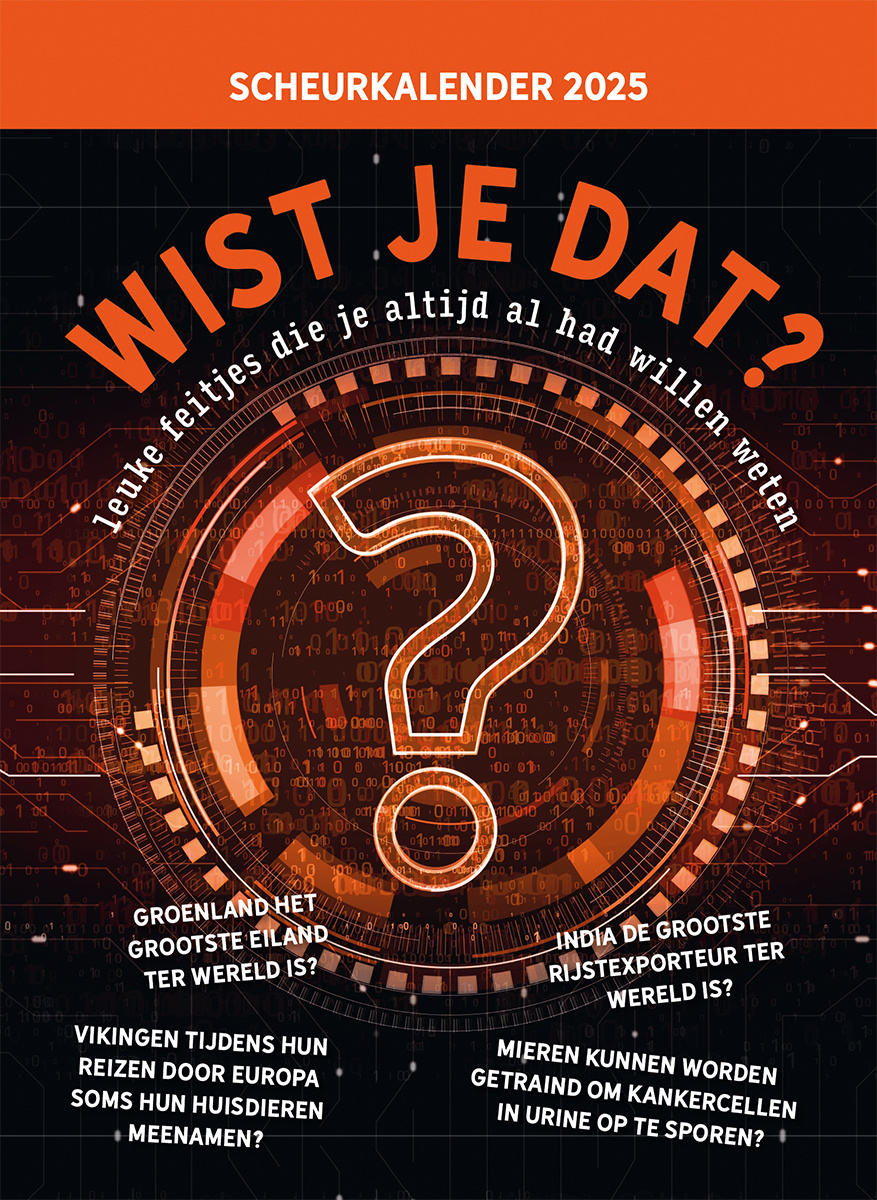 Wist je Dat? Scheurkalender 2025 Kalenderwinkel.nl