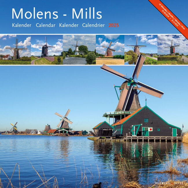 Molens Kalender 2025 Bestellen? Kalenderwinkel.nl