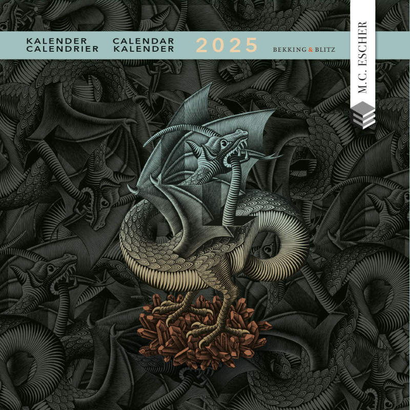 M C Escher Mini Calendario 2025 Kalenderwinkel.nl