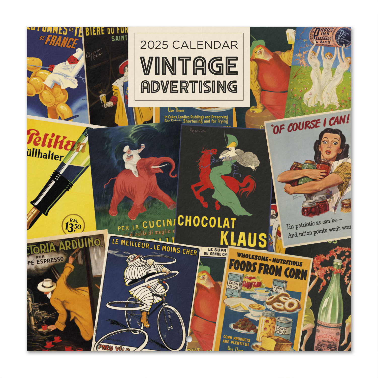 Vintage Reclame Kalender 2025