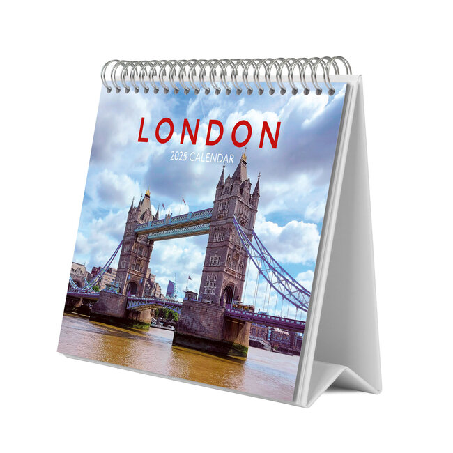 Calendario de escritorio de Londres 2025