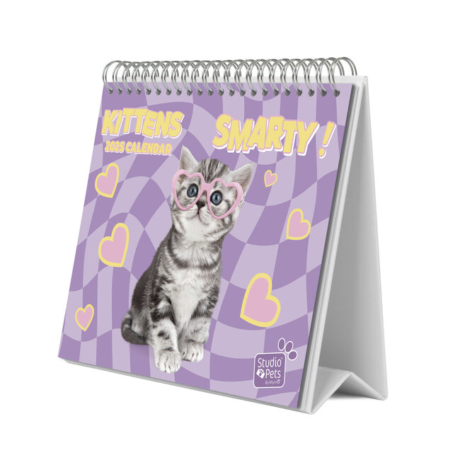 Kittens Desk calendar 2025