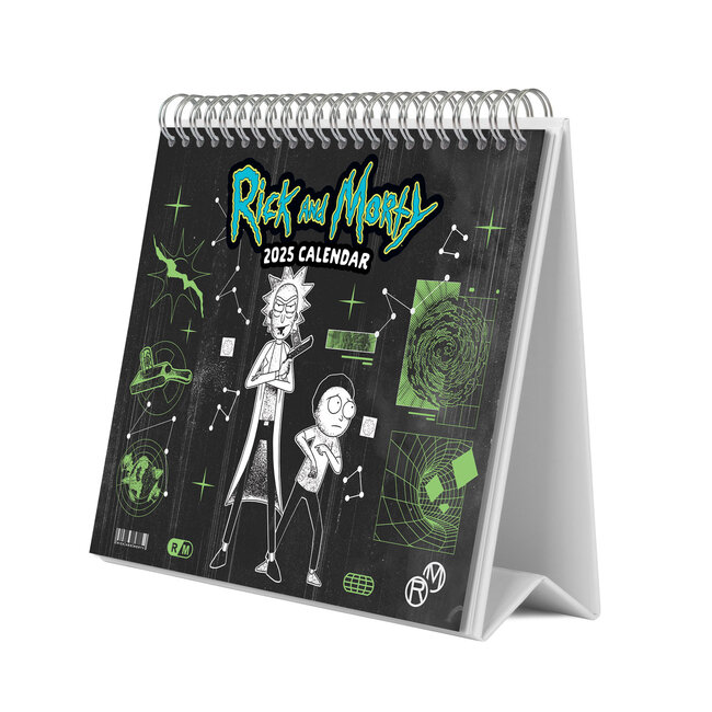 Calendario da tavolo Rick e Morty 2025