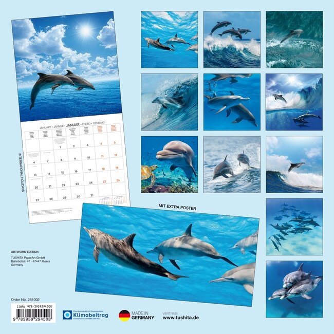 Buying Dolphin Calendar 2025? Order online quickly and easily