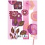 Agenda XL Flor Burbujas Rosa 2025