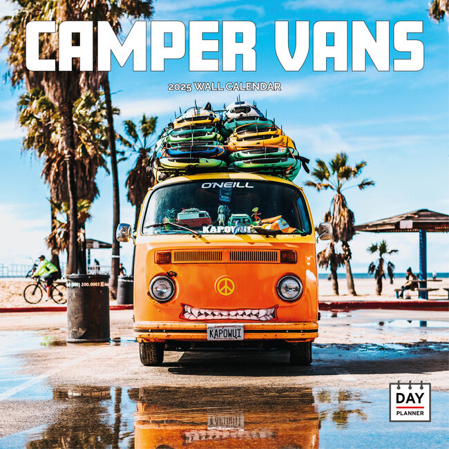 Dayplanner Calendrier des camping-cars 2025